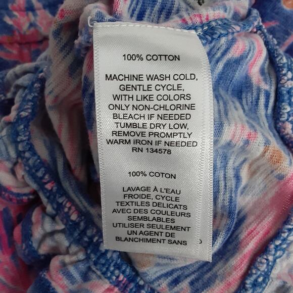 Vineyard Vines Girls Romper Monkey Business Ruffle One Piece Flamingo Kids S - Picture 7 of 7